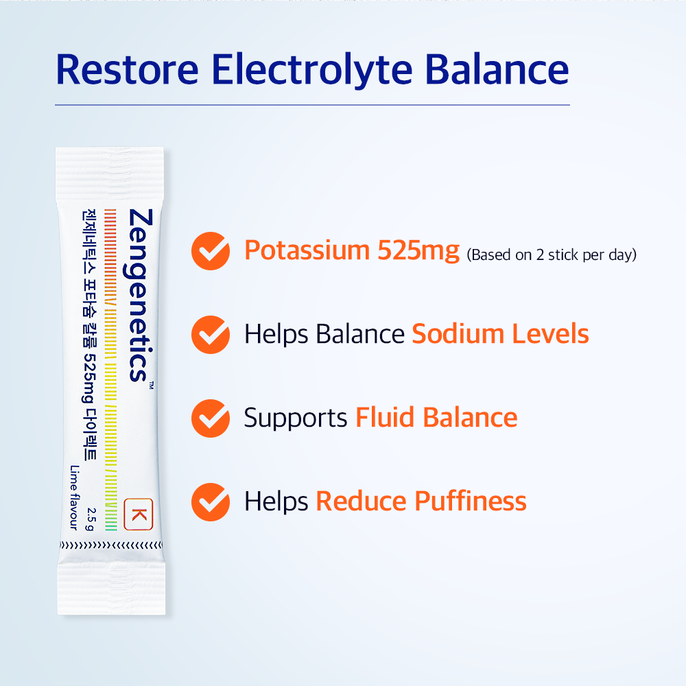 ZENGENETICS POTASSIUM 525mg DIRECT 20 STICKS