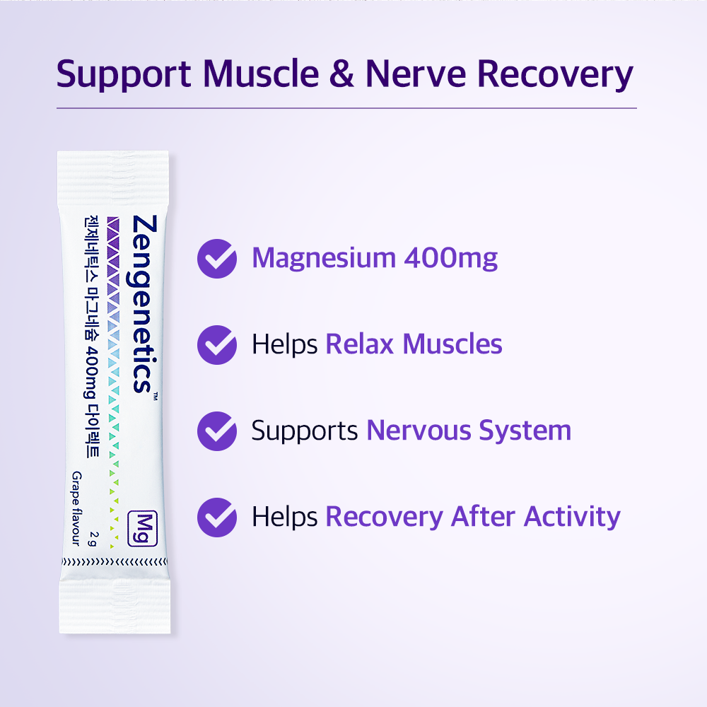 ZENGENETICS MAGNESIUM 400mg DIRECT 20 STICKS