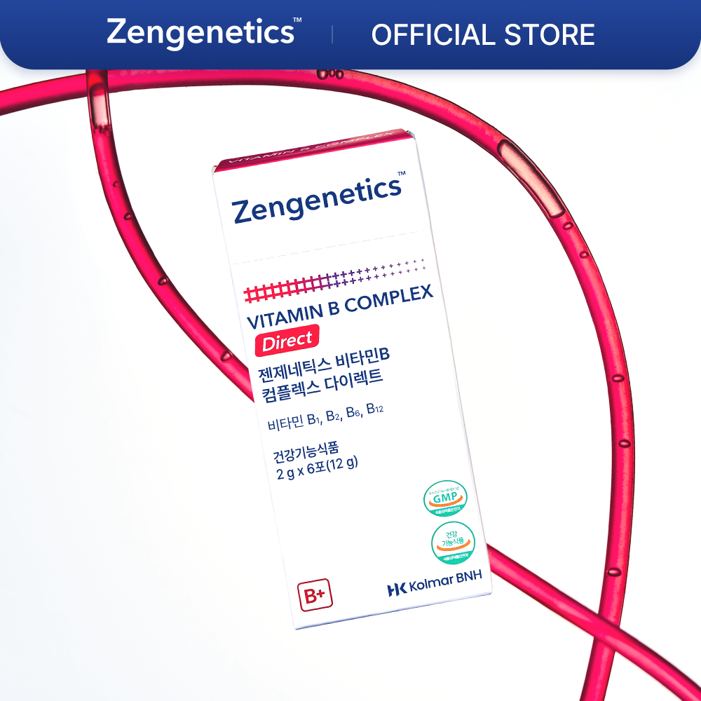 ZENGENETICS VITAMIN B COMPLEX DIRECT 6 STICKS