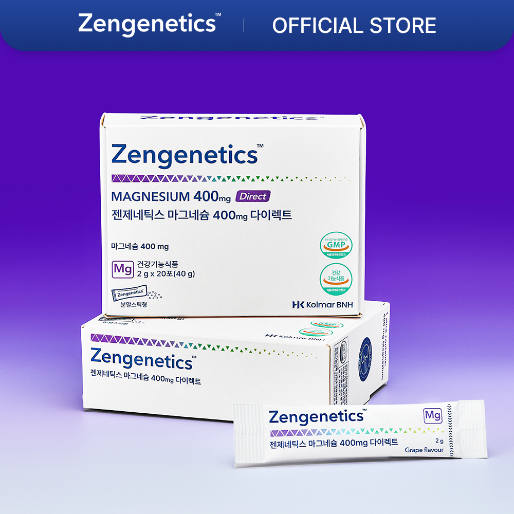 ZENGENETICS MAGNESIUM 400mg DIRECT 20 STICKS