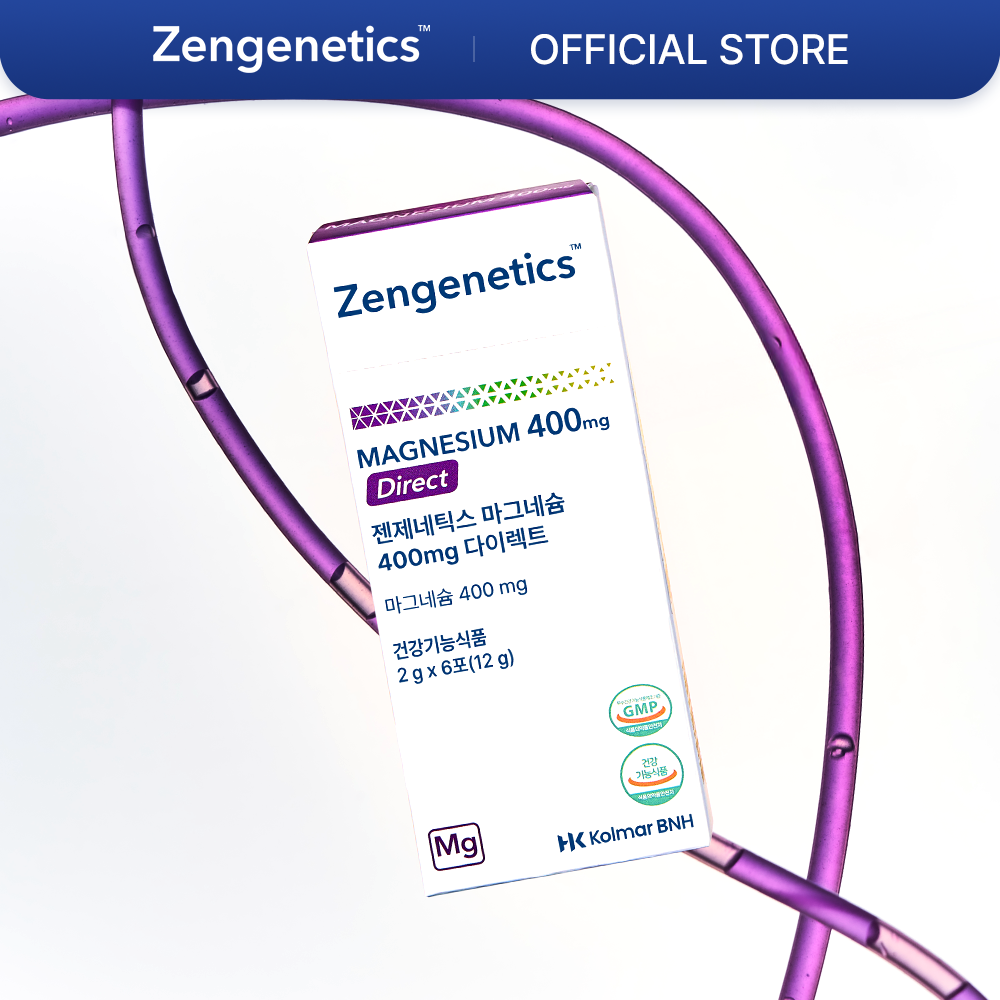 ZENGENETICS MAGNESIUM 400mg DIRECT 6 STICKS